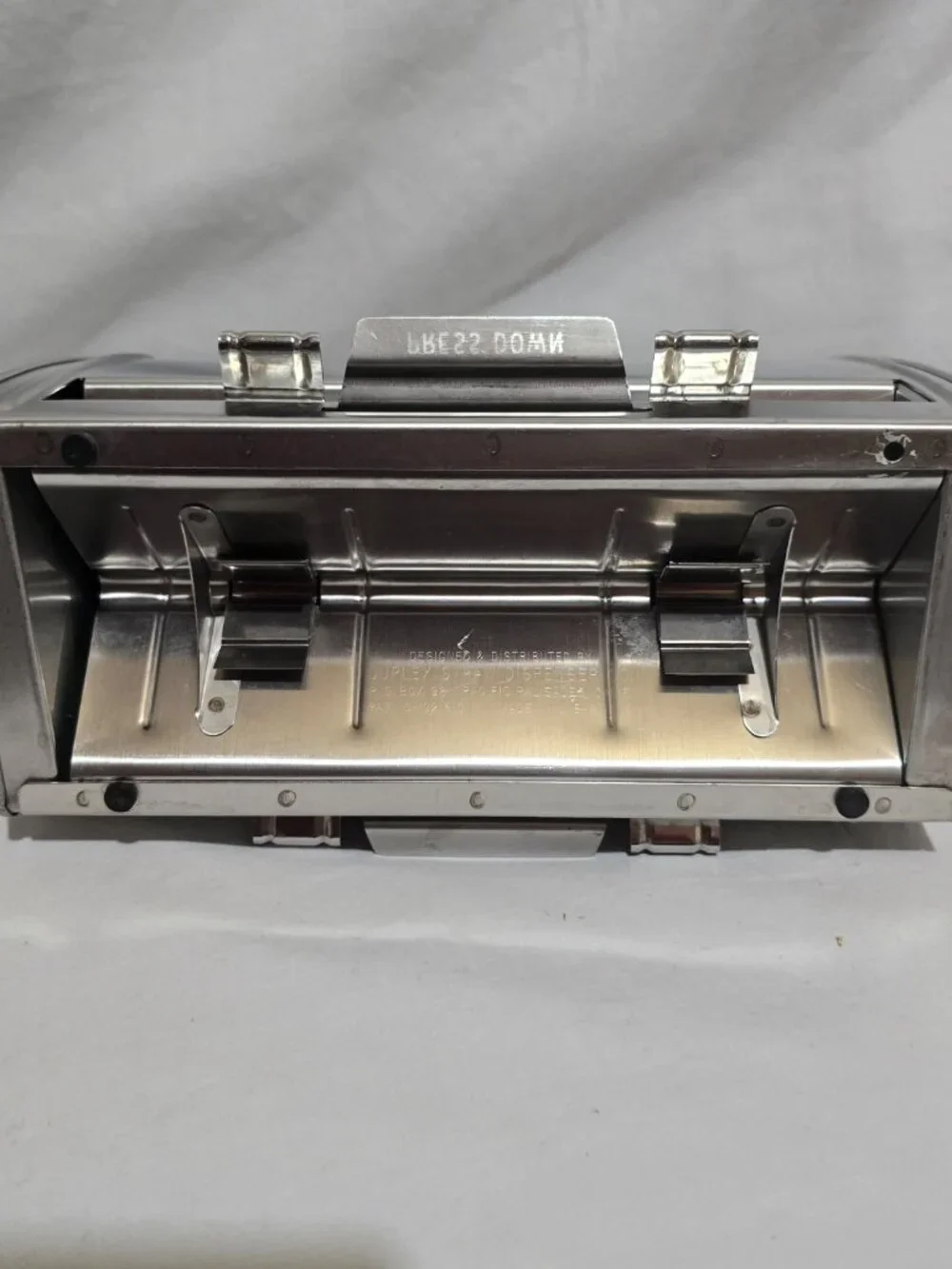 Vtg DUPLEX SS Straw Dispenser JUMBO STRAWS